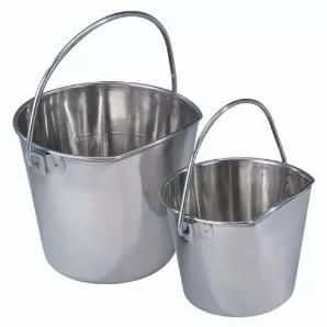 ProSelect Stainless Flat Sided Pail 9Qt