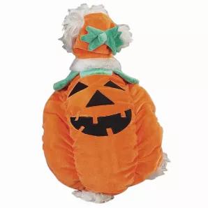 These cute Zack & Zoey Pumpkin Pooch dog costumes will drive your customers out of their gourds! Super soft plush pumpkin dog costumes have matching pumpkin caps.<br> Recommended Sizing By Breed<br> Teacup Dogs Under 5 lbs.<br> XX-Small Toy Poodle, Pomeranian<br> X-Small Chihuahua, Yorkshire Terrier<br> Small Jack Russell Terrier, French Bulldog<br> Small/Medium Pug, West Highland Terrier<br> Medium Beagle, Boston Terrier<br> Large Boxer, Labrador Retriever<br> X-Large Golden Retriever, German S