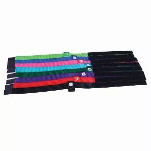 Our color-coded Total Pet Health Puppy ID Collars have removable number rings to increase your options for identifying large litters. Comes in a color coded eight pack. Toy collars measure 1/4"W and adjust to fit necks from 5" to 8". Regular collars measure 1/2"W and adjust to fit necks from 6" to 12". Large collars measure 1/2"W and adjust to fit necks form 10" to 16"