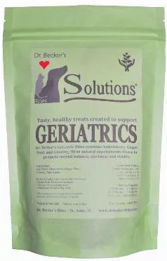 Dr. Becker's Geriatric Bites contains Ginger Root, Ginseng and Nattokinase, three natural supplements shown to promote mental balance, alertness and vitality.