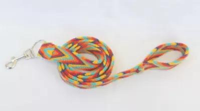 <p>Wayuu pet leash developed by Wuitusu for the most important member of your household.<br />
The leashes are made using traditional Wayuu techniques, and the colors are traditional combinations.<br />
The leash is about 62 long has bout 1.2width<br />
Ergonomic handle supports your hand and provides enjoyable comfort &amp; control. It is easy to grip and safe enough even when your dog is pulling and running.<br />
This heavy duty dog leash is suitable for small and medium dogs , giving the