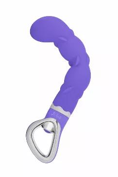 This is perfect for people needing flexibility and a firm handle to hold onto.<br> This stylish, bendable, flexible vibrator is designed for maximum intensity and unparalleled pleasure in a perfect shape for men and women. This uniquely crafted twisted stimulator is 1.25 inch at the tip with a shaft that is just 1 inch wide has a pillow tuck-type texture. The Ellie has 12 powerful functions that are inside the easy to grip handle with finger holds. Made with one touch LED lit controls, and a str