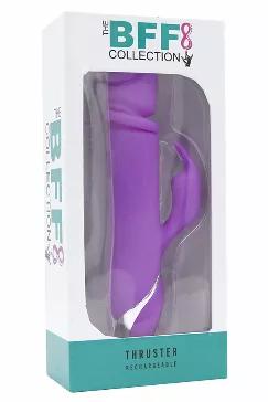 <p>Medical Grade Silicone, 7 Functions, Clitoris &amp; G Spot dual Stimulation, Thrusting shaft (up &amp; down)4 rotating beads in head, 2 motors.</p>