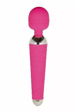 <p>The Loretta Rechargeable wand is a true classic in a compact size that does not compromise power. Made of velvety silicone, and one of our strongest wands yet, Loretta has a flexible head that contours to all of your special spots. Great for all over body massage and external pleasure, this impressive wand brings 10 blissful functions so you can find the perfect mode to take you to ecstasy.<br /> With a 2 hour charge, The Loretta Rechargeable will bring you 1 1/2 hours of uninterrupted satisf