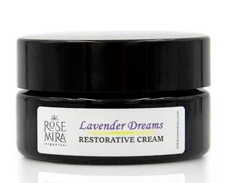 As light as it is rich, our new Lavender Ayurvedic Restorative Moisturizing Cream is rooted in ayurvedic traditions.  A vegan cream with the base of Candelilla wax, Olive oil, Noni berries and Poppy flowers, Lavender and German Chamomile - it is a unique formulation to maintain youthful skin and restore damaged skin. It is soothing and calming to sensitive skin as well.