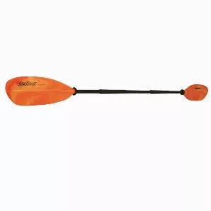 The Unfied Marine SeaSense X-Treme II Kayak Paddle is 96" in length and is manufactured with a fiberglass filled nylon blade making it x-tremely lightweight and durable. Each blade is Blue/White and is made of lightweight polypropylene and reinforced making it more efficient in the water. The shaft is lightweight aluminum with ergonomic foam grips for added comfort and strength. Comes in orange/yellow.