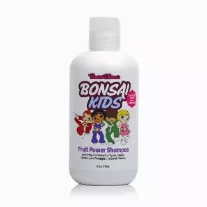 <p> Bonsai Kids Fruit Power Shampoo 8.5 fl. oz. - Gentle formula for kids and the entire family. Removes dirt and buildup while adding the necessary moisture that keeps your child's hair smooth and shiny. Shiny hair is healthy hair. Children's hair should never feel brittle. </p> <br> 

<p> FAMILY: Let's keep your kid's scalp healthy and hair tangle-free. We are a family-owned business that loves your babies with trusted ingredients that work.
DAMAGED HAIR: The sun, wearing hats, perspiration ta