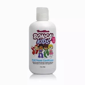 <p> Bonsai Kids Fruit Power Conditioner 8.5 fl.oz. | Daily Conditioner for Kids - Restore Bounce, Softens & Moisture - Gentle for Babies | Salon Quality For Home | Safe to Use -Parabens & Sulfates Free - Made in the USA </p> <br> 

<p> SOFTNESS: Restore your kid's bounce and shine after a Bonsai Kids Fruit Power Shampoo. <br> 
UNRULY HAIR: Tames the most rambunctious kid's hair and control frizz.  <br>
FAMILY: Great for kid's hair, but Mom's and Dad's can use it too. Restores bounce and shine - 