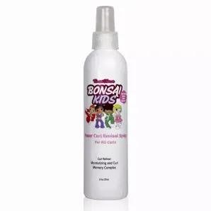<p> Bonsai Kids Power Curl Revival Spray 8.5 fl. oz. | Restores Curls & Bounce or boys and girls - Long-Lasting for Curly Hair | Salon Quality For Home | Safe to Use - Parabens & Sulfates Free, Made in the USA </p> 
<ul> 
<li> ENERGIZE: Sometimes, your kids' curls will fall flat. That's ok - energize your kids' curls easily and quickly. </li>
<li> GIRLS AND BOYS: Works great as a boys curl enhancer or a girls frizz reducer! It leaves their hair looking fantastic. </li> 
<li> ALL-DAY HOLD: Spray 