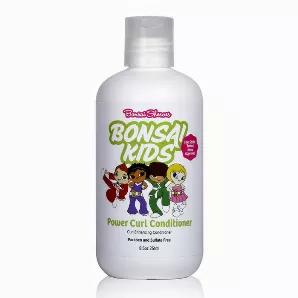 <p> Bonsai Kids Power Curl Conditioner 8.5 fl. oz | Daily Conditioner for Curly Hair Kids - Restore Curls - Gentle for Babies | Salon Quality For Home | Safe to Use -Parabens & Sulfates Free - Made in the USA </p> <br> 
<ul> 
<li> CURLS: Curly hair loves curl conditioner </li>
<li> GENTLE: Yes, we love kids as much as you do.  </li>
<li> FAMILY: The whole family can experience Bonsai Kids Power Curl Conditioner. We want Mom's Approval. </li>
<li> BENEFITS: Helps to moisturize your delicate kids'