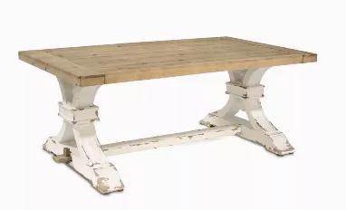 Rectangle Table 47"Lx27"Wx19"H Resin/Fiberglass/Wood