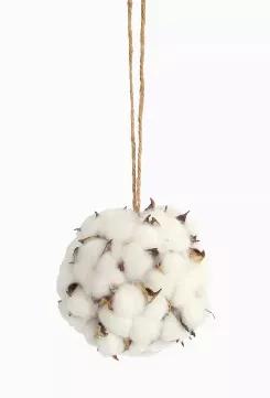 Cotton Orb (Set of 12) 4.5"D Foam/Polyester