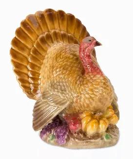 seasonal accents add interest to any setting Adds color and texture Makes a versatile decorating accessory Our contemporary turkey symbolizes grace and thankfulness. Beautifully detailed adds to the versatility of this item. 