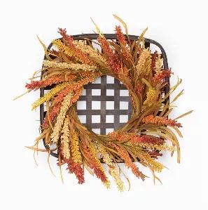 Adds color and texture Makes a versatile decorating accessory Perfect for Seasonal decorating This simple design will look beautiful accenting a front door, window frame, or mantel. Brighten up your home with simple beauty and add a touch of nature to your decor with this wreath!