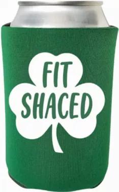 Celebrate St. Patrick's Day in style! These funny St. Patrick's Day coolies are perfect for your St. Paddy's Day party. The green and white can coolers will keep your drinks ice cold while you celebrate in true Irish style! <br> -- ST. PATRICK'S DAY COOLIE - Fit Shaced green and white coolie, as pictured. <br> -- CUSTOMIZATION AVAILABLE - Have a custom design in mind? We can change this design in any way that you'd like! <br> -- PRINTED ON BOTH SIDES - This unique party gift is printed on both s