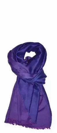 <p>Soft, warm and luxurious feel. &nbsp;Elegant colors in fine quality merino wool. &nbsp;These bestselling scarves come in a variety of colors!</p><p>Fabric: 90% Merino Wool 10% silk</p><p>Color: Purple</p><p>Size: 77â€³/28â€³</p><p>Care Instructions - Dry clean only</p>