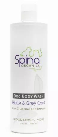 Black and Grey Dog Body Wash is bamboo and charcoal-infused to enrich and restore black and grey coats while providing brilliant shine. This unique Black and Grey dog body wash bursts into a rich lather, cleansing skin, and fur as it evens out coat colors. Contains powerful anti-oxidant, antifungal, antibacterial and anti-inflammatory ingredients.<br>
Non-toxic formula<br>
Free of artificial colorants, parabens, and sulfates<br>
No animal testing or use of by-products, Made in the USA<br>
Vegan