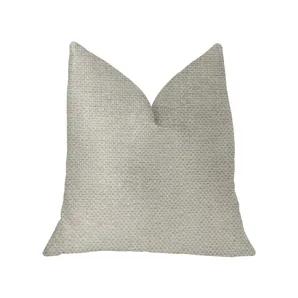 Add a rich statement piece to your space with this sanctuary white luxury throw pillow. The fabric of this luxury pillow is a blend of Linen, Viscose and Cotton.<br> *Colors: White<br> *Fabric Origin: Italy. Pillows are Handmade in USA<br> *Double Sided pillow<br> *Invisible zipper enclosure for a tailored look<br> *All seams are over-locked and stitched for a professional finish<br> *Pattern placement may vary slightly<br> *Pillow measurements are seam to seam from the inside<br> *Pillows inclu