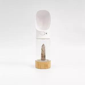 <p class="p1">Merci Collective's Smoky Quartz crystal-infused water bottle is perfect for any on-the-go adventure.</p>
<p class="p1"><span data-mce-fragment="1" class="SS_gjA">Smoky Quartz, the protection stone that wards off negative and unwanted energies. Similar to the Clear Quartz, but instead of building and creating, it focuses on maintaining. </span></p>
<p><span data-mce-fragment="1" class="SS_gjA">It relieves emotions such as stress, anxiety, fear, and self-doubt. A great crystal to ha