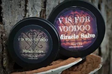 Restore- Lavender, Bergamot, Amyrys
This Is The Flagship Product For V Is For Voodoo. It Is Still Our Best Selling Product. This Powerfully Hydrating Salve Restores Skin By Harnessing Serious Plant Power. It Not Only Hydrates Dry Skin, It Will Help Retain That Moisture And Go A Long Way In Repairing Any Damage. <br>
Campers, And Hikers Love Miracle Salve. Wanderers And Explorers Won’T Leave Home Without It. This Salve Helps Even Under The Harshest Of Climate Conditions. But You Don’T Have To