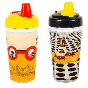 <p>Daphyl's Sea of Holes & Yellow Submarine by The Beatles Sippy Cups 2 Pack. Celebrate and continue the legend of The Beatles with this exclusive licensed 2 pack. Featuring imagery from the wondrous Yellow Submarine album and film an absolute delight for all.
Classic designs & colorful styles make it great for kids and more fun for parents. The large cup and soft spouts are great for kids to hold, handle and enjoy.</p> <br>
Material: Plastic, Silicone <br>
Beverage Type Held: cold beverages<br>