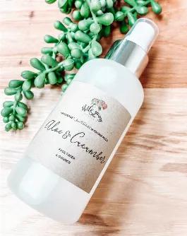 This toner is packed with skin loving ingredients. You will be left with a refreshing, soothing and moisturized feel. This facial toner is not made to treat any sort of condition. It’s best to test a small area of skin for any allergies prior to use. Ingredients: witch hazel, aloe 10x, cucumber essential water, dL-pentanol (B vitamins)