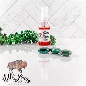 A sweet mix of sea moss, melon, agave, passionflower, acai, aloe, coconut bark, teakwood, grass, and amber. This perfume oil was handcrafted in a small batch with high quality oils. This perfume oil is not made to treat any sort of condition. It’s best to test a small area of skin for any allergies prior to use. Ingredients: fractionated coconut oil, fragrance