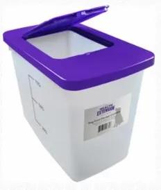 This durable pet food container can hold up to 35lbs of any pet food!