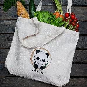 Made from 100% organically grown cotton, this is an eco-friendly, sustainable and reusable tote bag for everyday use<br> It is strong enough with a bottom gusset to hold groceries, books or gym gear and light enough to tuck in your purse or backpack when not in use<br> Stylish and versatile with straps long enough to be worn comfortably or slung over your shoulder<br> A great alternative to single-use plastic bags