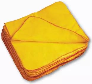 Pack of 3 100% Cotton Large Yellow Dusting cloths