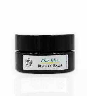 Formulated to enrich your skin and entice your senses. This is a rich, potent facial balm, moisturizing and soothing sensitive and irritated skin.  Calms and alleviates redness associated with Rosacea. Shea Butter, Cacao Butter, Marula, Baobab and Yangu Oils, along with essential oils of Immortelle, Lavender, Geranium, Frankincense and Blue Tansy all collaborate into a concentrated product to moisturize, nourish, calm inflammation, diminish redness, cool and soothe irritated skin.