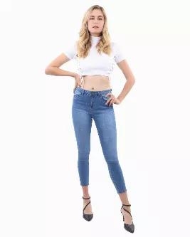 <p><strong>LM-TOPJNS-1066-BLU</strong></p><p>Super-Stretchy ultra-skinny denim, you can't go wrong with our Dayton High Waisted Distressed Jeans in Blue, featuring distressed detailing, a faded wash, and frayed hem.</p><ul><li>72% Cotton, 26% Polyester, 2 % Elastane</li><li>Machine wash cold</li><li>Imported</li></ul><p><strong>Return</strong>: unconditional return within 30 days.</p>