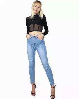 <p><strong>LM-ALIJNS-1091-BLU</strong></p><p>You'll never love another pair more than our Barrie Skinny Jeans. Featuring a semi-stretch denim in blue with fading, high-waist and full-length leg.? </span></p><ul><li>80% Cotton, 20% Spandex</li><li>Machine wash cold</li><li>Imported</li></ul><p><strong>Return</strong>: unconditional return within 30 days.</p>