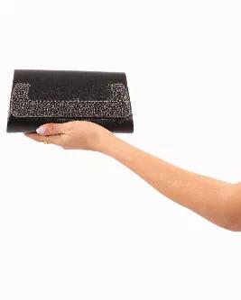 <p><strong>LM-CATCLU-1188-BLK</strong></p><p><span>Our La Fontaine Small Clutch is a beautiful clutch. Featuring a silver stud detail at flap and sturdy faux leather outer material. <br></span></p><ul><li>Man-made materials</li><li>Do not wash</li><li>Imported</li></ul><p><strong>Return</strong>: unconditional return within 30 days.</p>