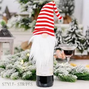 Add a personal touch to a gift or party or a house warming gift with these festive wine hats. 


