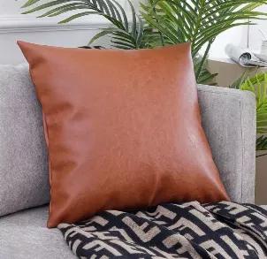 100% Faux leather pillow covers add a humane way to update any space! Stay on top of the trends while keeping your conscious clean.

Sizes: 18x18 in, 20x20 in, 22x22 in
Durability and quality guaranteed!

*pillow insert NOT included