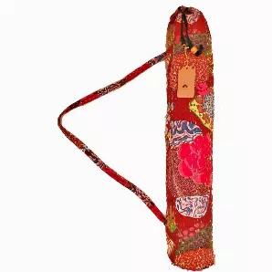 <ul>
<li>Protect your mat with a stylish, and trendy custom embroidered cotton bag</li>
<li>Length: 28 Inches<br>
</li>
<li>Width: 9 Inches</li>
<li>Adjustable Draw String Chord Enclosure</li>
<li>Shoulder Strap Length: 36 Inches</li>
<li><span>The embroidered fabric is used to make shawls, covers for mirrors, boxes, and pillows. In some cases, displaying beautiful motifs of flowers, animals, birds, and geometrical shapes.</span></li>
</ul>