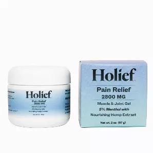 Holief hemp-infused, mentholated topical, Muscle & Joint Pain Relief Gel is formulated to provide gentle, deeply penetrating muscle pain relief. Organic, cannabinoid-rich hemp extract in combination with menthol, empowers our gel to effectively soothe persistent muscle & joint tension and relieve pain.<br> Rich in peppermint, spearmint and rosemary oils to nourish from the outside in, giving your muscle & joints a soothing sensation while relieving everyday aches and pains. This formula contains