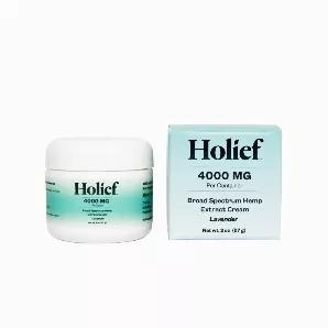 Holief hemp-infused topical cream is formulated to provide gentle, deeply penetrating skin and muscle care. Organic, cannabinoid-rich hemp extract empowers our cream to effectively soothe even per- sistent tension and stress. Rich in coconut and jojoba oils to nourish from the outside in, giving your skin the moisture barrier it needs to tackle whatever the day brings. A final touch of lavender essential oil completes our mighty proprietary formula designed to deliver long-lasting, full-body rel