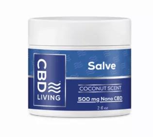 CBD Living Salve gives dry, irritated and cracked skin the moisture it craves, without any greasy residue. A relaxing coconut scent will make you feel like your skin is on vacation.