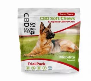 As your pup ages, he can begin to experience hip and joint pain. Give him some relief with CBD Living Pet Mobility Support CBD Soft Chews, which combine CBD, prebiotics, probiotics, and enzymes with a delicious bacon flavor your dog will crave.  Glucosamine HCL is an anti-inflammatory used by the joints to stop the destruction of cartilage and make new cartilage components.*  Methylsulfonylmethane (MSM) is a natural supplement commonly used as an anti-inflammatory and antioxidant for dogs with a