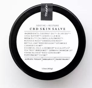 Dealing with dry, flaky, itchy skin?  Try our soothe + restore CBD salve to find the relief you’ve been looking for.  Whenever your skin becomes irritatingly painful or starts to crack, try massaging this salve in affected areas to not only soothe those common irritations, but to also restore and replenish the skin back to its soft and supple health. 