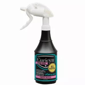 Curicyn Pink Eye Solution was developed for the common and contagious Pink Eye bacteria and its effects in all animals.