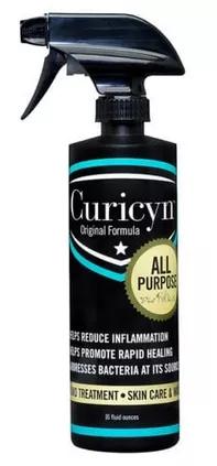 Curicyn Original Formula is the perfect animal wound care product to have on hand. It helps expedite the healing process for all wounds. It can be used in any external area of the animal including eyes ears nose etc. Curicynaewill not stain, burn, itch or create any sensitivity to the animal.