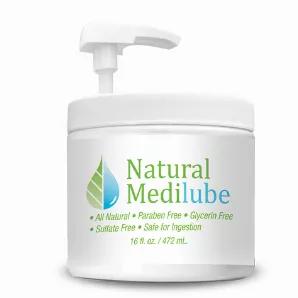 Natural Medilube is an all-natural, all-purpose lubricant mindfully formulated for ingredient-conscious health practitioners. By utilizing only plant-based ingredients, we have successfully created a naturally pH Balanced water-based lubricant that is free from parabens and petroleum byproducts. Natural Medilube began as a quest to create an all-natural lubricant for natural birthing centers that's safe for both mommy and baby. With our planet-conscious approach, we now offer Natural Medilube to