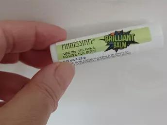 As more and more uses have been found and lots asked for it - we are now offering our Brilliant Balm in a lip balm tube, so handy to have one in each pocket, home and car as it's great for lips and apply immediately after a bug bite to take the sting and itch out! Just don't mix your lip one up with the one for puppy's paws!<br>    

The third in the trifecta of the SMART oil family, Brilliant balm takes a traditional balm recipe (which we used in our Lizzy T's Paw Potion) and boosted it by addi
