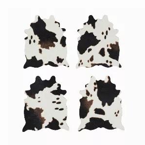 When You're Tired From A Long Day Of Cattle Rustling, Gather Round The Campfire With A Cold Drink And One Of Our Cowhide Coasters. Do They Come From Miniature Cows? We'Ll Never Tell.<Br><Ul><Li>Set Of 4 Coasters</Li><Li>Faux Leather With Cowhide Print</Li><Li>5"H X 4"W</Li><Li>Makes A Great Gift Or Home Decor</Li></Ul> Cowhide Coaster: These Miniature Cowhide Coasters Set Made Of Faux Leather With A Print Add An Interesting Touch To Your House Or Bar; They Are So Cute It Looks Like They Came Fro