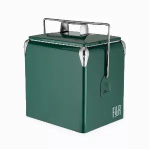 Quit Lugging Perfectly Good Beer Around In Terrible Plastic Coolers: Get Our Durable Stainless Steel Cooler Instead. Not Only Does It Come In Bold Saturated Colors, It Delivers On What Really Matters--Room For A 6-Pack Of Bottles. Or 2 Rows Of Cans. You Do You. We Don't Judge. <br> Stainless Steel Exterior, Plastic Interior<br> Fits 6 Beer Bottles Or 12 Cans<br> 11.5" X 12" X 9.25"<br> Classic Vintage Style<br> Foster & Rye Combines Rugged Utility With Quality Materials And Classic Vintage Styli