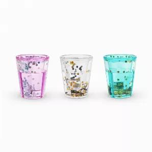 Sparkles Make Everything Better, And These Twinkling Shot Glasses Are Guaranteed To Bring Out Your Inner Magic. Grab Your Glitterati Gals And Take Your Best Shot.<Br><Ul><Li>Set Of 3</Li><Li>Bpa Free Plastic With Floating Glitter</Li></Ul> Set Of 3 Bpa Free Plastic With Floating Glitter