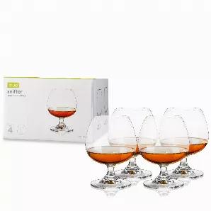 A Set Of Dependable, No-Nonsense Snifter Glasses Will Never Go Out Of Style. One Of The Most Important Pieces Of Bar Drinkware You Can Own, This Set Of Glasses Serves As Brandy Snifters, Cognac Glasses, Bourbon Whiskey Glasses, And More. The Classic, Iconic Shape Is Designed For Capturing Aroma And Creating The Perfect Drink Savoring Experience. Open Bowl Profile Allows High Quality Liquor To Speak For Itself. This Set Of Four Snifter Glasses Is All About The Drink. No Frills, No Fluff, Just Ess